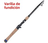 Sougayilang Fishing Rod 1.8m-2.7m Ultralight Cabon Fiber Spinning and Casting Telescopic Rod Max Drag 5kg for Bass Trout Fishing