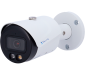 X-Security Cámara IP Bullet - 6 Megapíxel  (3288x1850) - Lente fija 2.8mm - WDR 120dB | Dual Light(IR 30m y Luz Blanca 30m) - WizSense, con clasificación de humano y vehículo - MicroSD 256GB / IP67
