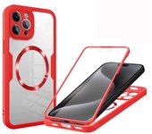 360 Full Protection Screen Protection Clear Case For Samsung Galaxy S24 S23 Ultra S22 Plus S21FE S23FE Car Mount Magnetic Cover