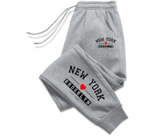 Newest Design New York Printed Men's Sweatpants High Grade Four Season Casual Sports Jogger Pants Drawstring Soft Trousers S-4XL