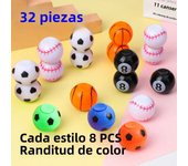 32pack Mini Fidget Spinner Ball Goodie Bag Stuffers Treasure Box Toys for Classroom Prizes Return Gifts for Kids Birthday
