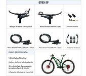 Goodtaste GT03 Power-off Lithium Electric Folding Driving Disc Mountain Scooter Bicycle Caliper Xod Hydraulic Brakes For Bikes