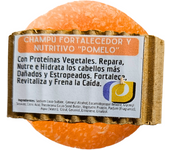 Champú Sólido Fortalecedor y Nutritivo. Proteínas Vegetales. Pumarshop Cinnia Natura. Fragancia Pomelo
