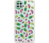 Funda compatible con Samsung Galaxy A22 5G - Patron sandias y pinas