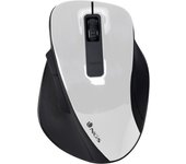 NGS Bow, mano derecha, Óptico, RF inalámbrico, 1600 DPI, Blanco