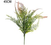 Poenia Arte Floral - Planta Artificial Ramo de Hojas 45cm - REF 630670 - Decoración Realista