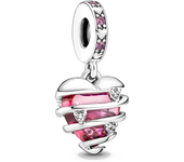 New In Hot Sale Necklace Pink Earrings Charm Beads Fit Pandora Bracelet Diy Accessories Pendant Jewelry Women Gift Jewelry Sets