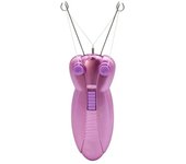 Señoritas removedor de pelo facial eléctrico de las mujeres belleza depiladora facial roscado depilación afeitadora cara masajeador pull caras