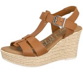 Shoes Cuñas Y Alpargatas marca Oh! My Sandals para mujer en color marrón