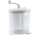 Mini Lavadora manual portátil para el hogar dormitorio Lavadora de ropa interior Gris