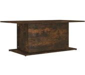 vidaXL Mesa de centro madera de ingeniería 102x55,5x40 cm Blanco, Negro, Roble Sonoma Mesita de Salón o Comedor o Auxiliar Mesa de Café Meuble Salón