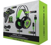 Cargador Bionik Pro Kit 5 En 1 ( XBOX - SERIES X) - Auriculares, base carga doble, 2 baterías, cables