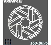 TANKE Bike Disc Brake 140 160 180 203 Rotors With Bolts Hydraulic Brake Road Mountain Bicycle MTB Oil Slick Rotor Bicycle Parts