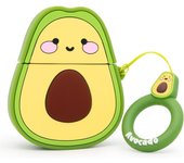 Funda para Airpods 2, Fun Funda funda with Diseños en 3D de Frutas y aguacates, Funda de silicona con lavero complete para Airpods 1 y 2 para niños, Niños, niños y Mujeres