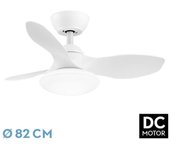 dc paramo fan 36w 2880lm white 3 blades 82d 3000k,4500k,6000k, remote+tempor+memory