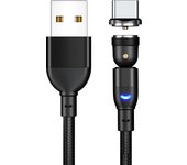 540 Degrees Rotating Magnetic Cable USB IPone Type C Micro Phone Cable For iPhone13 12 11 X Pro Max Samsung Xiaomi USB Cord Wire