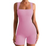 Women's Backless Sleeveless Bodycon Streetwear Romper Playsuit One Piece Fashion Fitness Yoga Quick Drying Breathable Jumpsuits