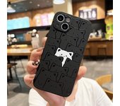 Cute Bear TPU Soft Phone Case for iPhone 16 Plus 15 14 Pro Max 13 12 Mini 11 Pro XS XR 7 8Plus Shockproof Screen Protector Shell