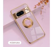 Electroplating Magnetic Ring Bracket Phone Case for Google Pixel 9 Pro 9 8 Pro 8A 8 7Pro 7A 7 6A 5A Shockproof Protection Cover