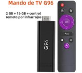 G96 TV Stick Q6 Android13.0 Allwinner H313 Quad Core Cortex A53 Ultra HD Google Dolby Vision 2G 16G BT Voice Remote Smart TV Box