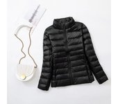 Light Plus Size Thin Down Jacket Women 2023 Autumn Winter Slim Short Hooded Warm White Duck Down Coat lady Outerwear