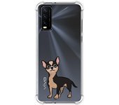 Funda Silicona Antigolpes para Vivo Y20s / Y11s diseño Perros 05 Dibujos