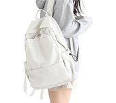 Mochila escolar para mujer, mochilas escolares informales de viaje, mochila para computadora portátil para adolescentes, mochila liviana, mochila resistente al agua