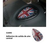 Central Air Outlet Leather Dedicated Cover Sticker For Mini  cooper one For F54 Clubman F55 Hardtop F56 Hatchback