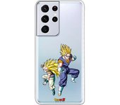 Funda original compatible con Samsung Galaxy S21 Ultra - S30 Ultra - Dragon Ball Z Gotenks y Vegito