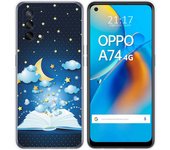 Tumundosmartphone Funda Gel Tpu para Oppo A74 4G diseño Libro Cuentos Dibujos