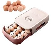 Caja de Huevos de Plástico 1 Pieza - Caja de Almacenamiento de Huevos Transparente
