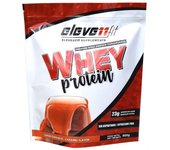 Eleven Fit Proteina Whey Pro, Concentrado de Suero / Aumenta Masa Muscular / BCAA's y Antioxidantes / Refuerza Huesos y Defensas / Bajo en Grasas y Carbohidratos, Sabor Caramelo, 900GR
