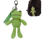 1 Lindo lavero de sudadera de Rana accesorios Kawaii laveros para mochilas,bolsos, Bolso, teléfono, lavero de Automóvil