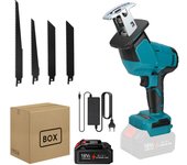 3600W 12000SPM Sin Escobillas de Sierra de Vio Sin Cuerda Motosierra De Corte Metal De Madera Herramienta Eléctrica Para Makita 18V Bapería