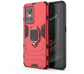 Max Power Digital Funda para móvil Realme GT Neo 3 Carcasa Magnética con Anillo Imán Antigolpes Resistente Rígida Dura con Soporte [Tecnología de Absorción de Golpes] Perfecta Para Coche y Ver Multimedia Manos Libres