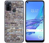 Tumundosmartphone Funda Gel Tpu para Oppo A53 / A53s diseño Ladrillo 02 Dibujos