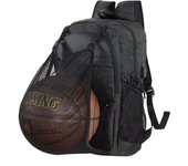 Mochara de Baloncesto with red para Pelotas, mochara para portátil de 15,6 pulgadas, mochila con Red para Pelotas, Bolsa de Baloncesto
