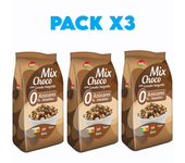 PACK X3 CEREALES MIX CHOCO SIN AZÚCAR (3 X 250G) - Esgir