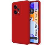 Funda Silicona Líquida Ultra Suave para Xiaomi Redmi Note 12 Pro+ Plus 5G color Roja