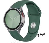 20mm Band For Samsung Galaxy Watch 4/5/6 44mm 40mm 5 Pro 45mm Silicone Bracelet correa Galaxy Watch 6 classic 47mm 43mm strap