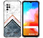 Funda Silicona para Ulefone Armor 12 5G diseño Mármol 05 Dibujos
