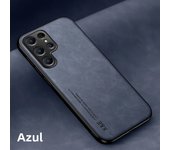 For Samsung S24 Ultra Magnetic Sheepskin Leather Case For Samsung Galaxy S23 Ultra S22 Plus S21 S20 S20FE S23FE S21FE Soft Cover