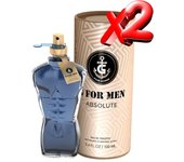 2 UNIDADES G For Men Absolute Eau de toilette pour homme 100ml Montage Brands Fragancia inspirada en otros perfumes Perfume Hombre