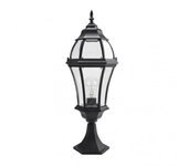 FABRILAMP Farol Sobremuro Exterior Aluminio Becrux Negro | Alta Calidad
