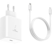 Cargador Rápido USB-C 45W PD 3.0 para Samsung Galaxy S22/S21/S20/Note 10+/Tab S8/S7 - Incluye Cable Tipo C 1m, 3X Más Veloz, PPS y Protecciones Múltiples
