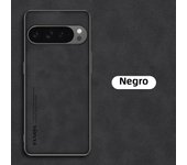 Luxury Sheepskin Leather Case for Google Pixel 9 Pro XL 8 8A 7 7A 6 6A Pro 4G 5G Soft Camera Protect Bumper Silicone Phone Cover