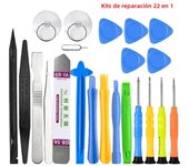 22 in 1 Mobile Phone Repair Tools Disassemble Repair Kit for iPhone Screwdriver Combination Skid Multi Function Disassembly Set
