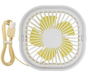 Ventilador de Escritorio USB Silencioso Mini Ventilador de Enfriamiento para Dormitorio, Oficina, Coche Rotativo 360°, Personalizado, Hecho en China