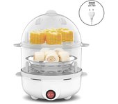 Multifunction Electric Egg Cooker Double Layers Egg Boiler Corn Milk Rapid Breakfast Cooking Egg Steamer Appliances Kitchen