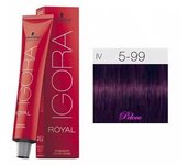 Tinte Igora Royal 5-99 Castaño Claro Violeta Intenso 60 ml. Schwarzkopf